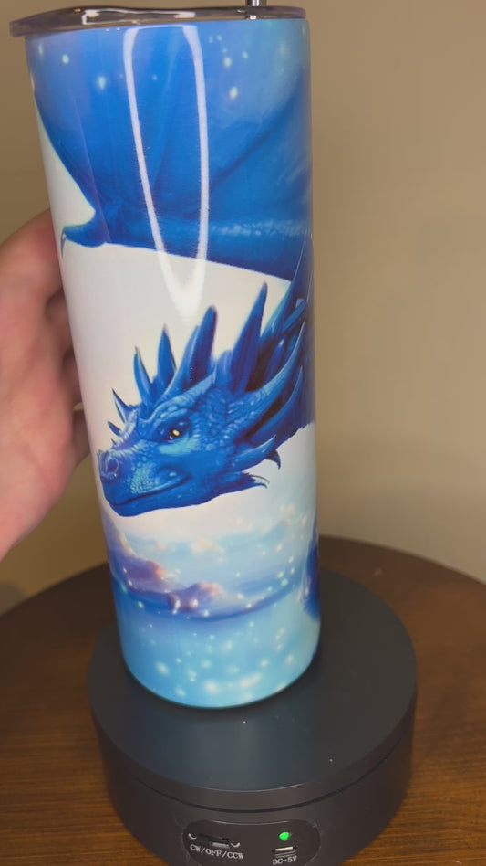 20 oz Tumbler Dragon Castle